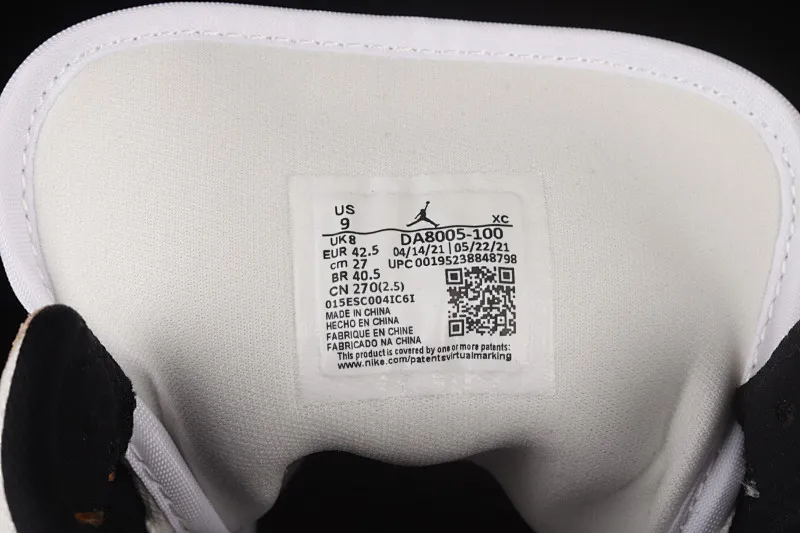 All categories Air Jordan Jordan series basketball shoes Air Jordan 1 Mid Air Jordan 1 Mid AJ1 Joe 1 watercolor ink fluorescent Zhongbang basketball shoes DA8005-100
